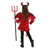 Kinder Mädchen punk kostüm kleiner teufel Cosplay Kostüm Outfits Halloween Karneval Anzug